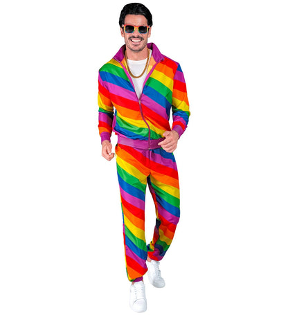 Widmann Rainbow Neon Trainingsanzug Unisex leuchtend komfortabel Fasnacht24.ch – Verpackung