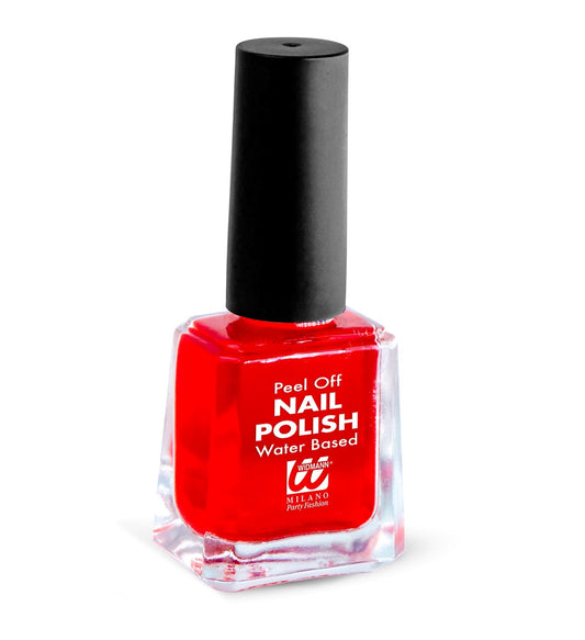 Widmann Wasserbasierter Abziehbarer Nagellack – Rot, 8ml - Fasnacht24.ch