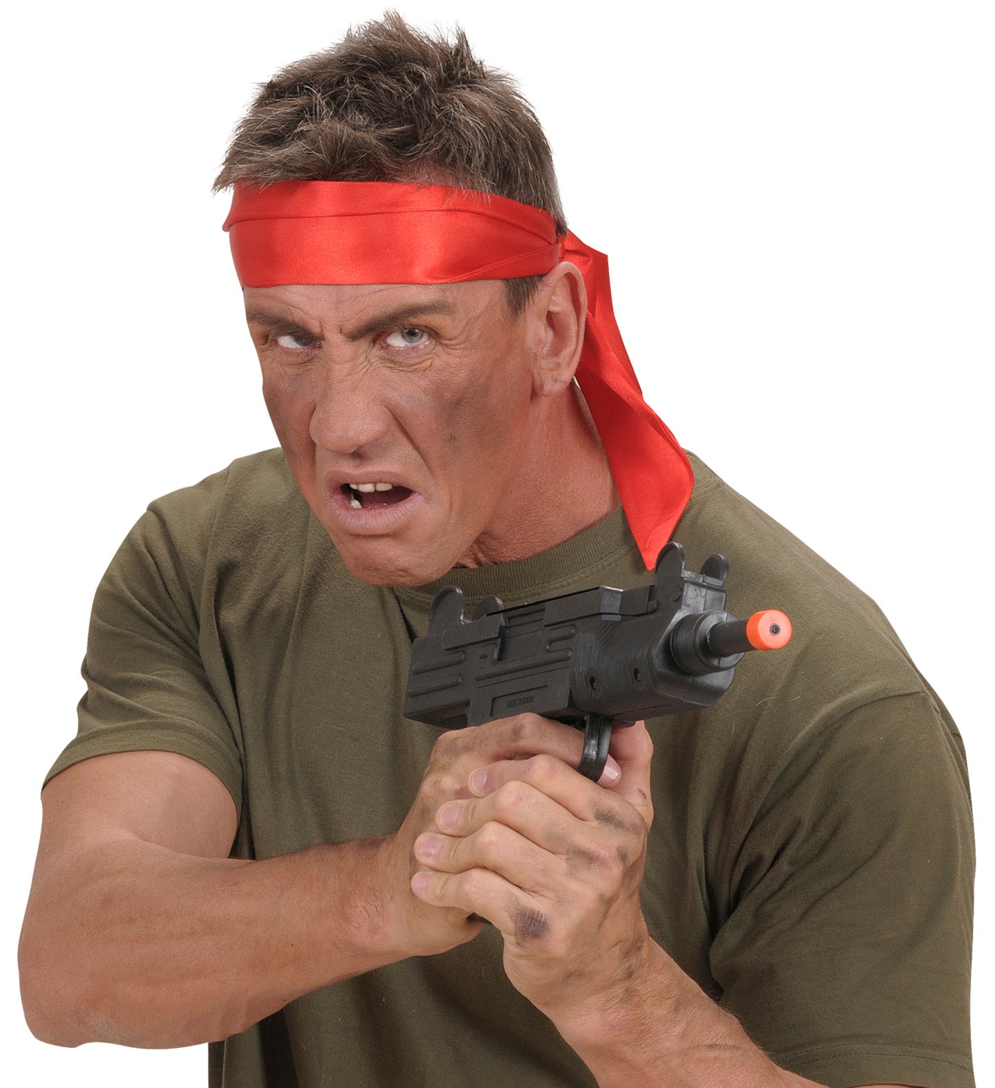 Rotes glänzendes Satin-Halstuch, elegant und vielseitig für Damen getragen.