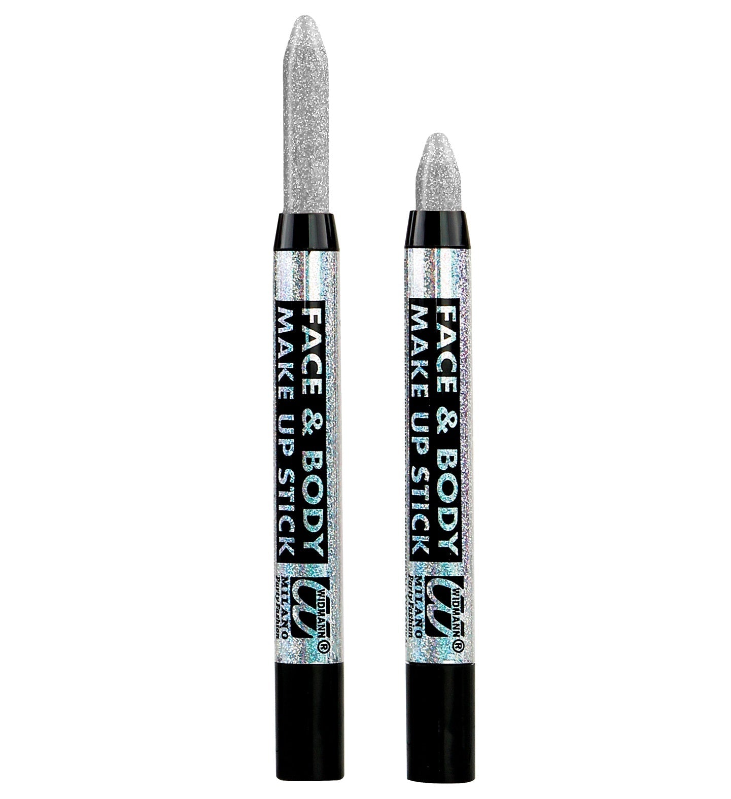 Widmann Silber Glitter Gesichtsbemalung Stift – 3,5 ml Wasserlöslich - Fasnacht24.ch
