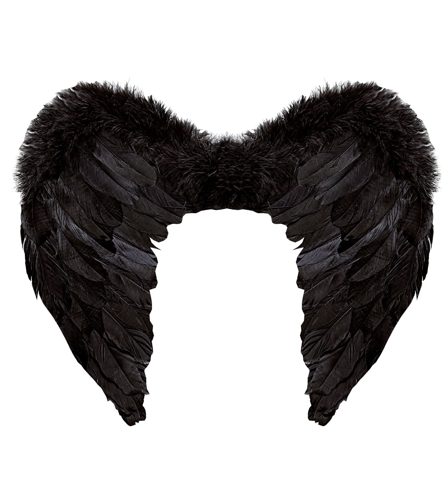 Kostümflügel Schwarze Feder – Mittelgroß 50x40cm von Widmann - Fasnacht24.ch