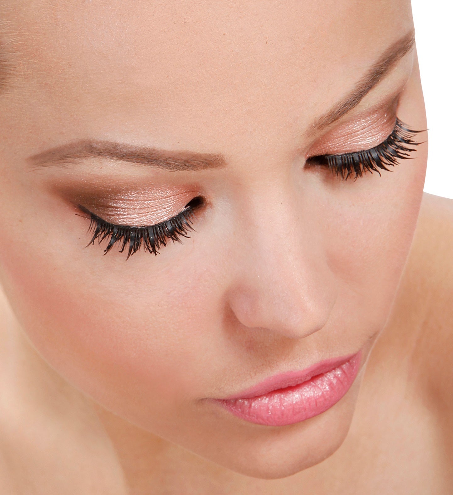 Widmann Schwarze Falsche Wimpern Mit Langen Spitzen Und Kleber - Fasnacht24.ch