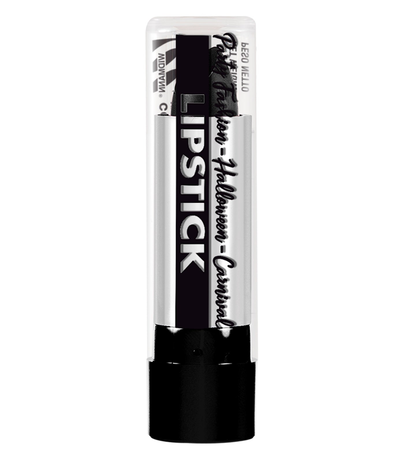 Widmann black ultra-pigmented gel lipstick in 6ml tube.