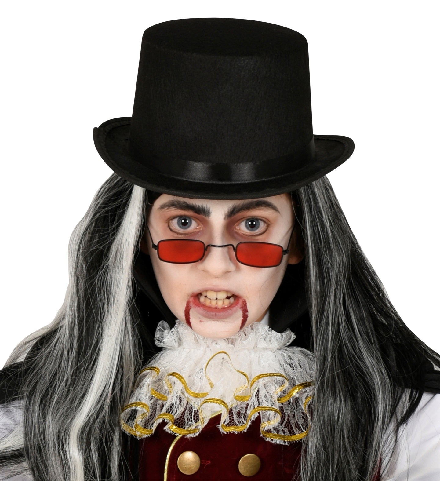 Widmann Schwarzer Filzhut Zylinder – Kinder, Leicht & Formstabil - Fasnacht24.ch