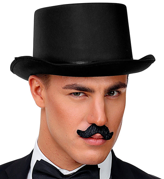 Widmann Zylinderhut – Schwarz Mit Satinband, Leichtes Filzmaterial - Fasnacht24.ch