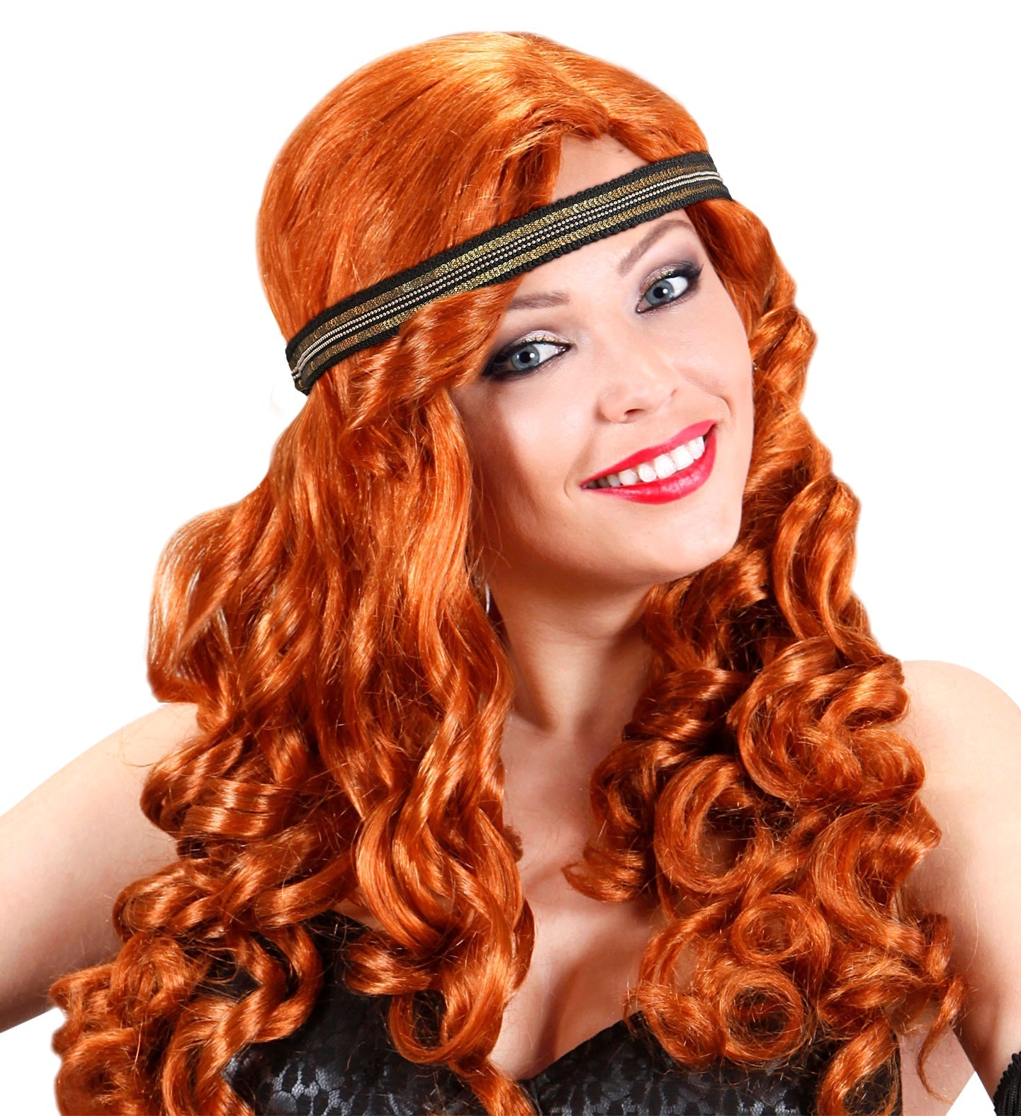 Widmann Schwarzes Cabaret Haarband – Flexibel, Leicht Für Events - Fasnacht24.ch