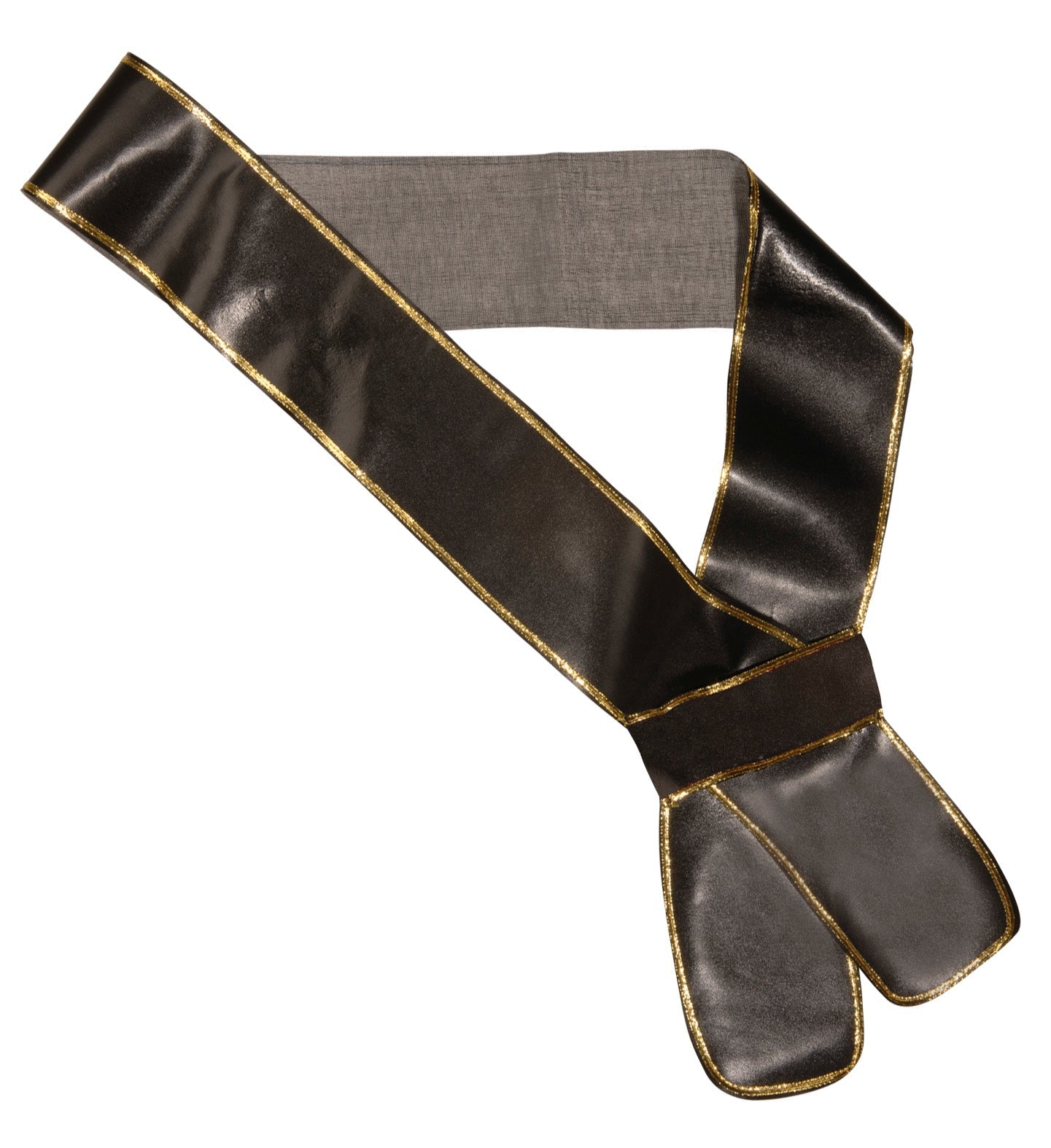 Brauner Lederoptik Schwerthalter für Spielschwerter, mit schnellem Verschluss.