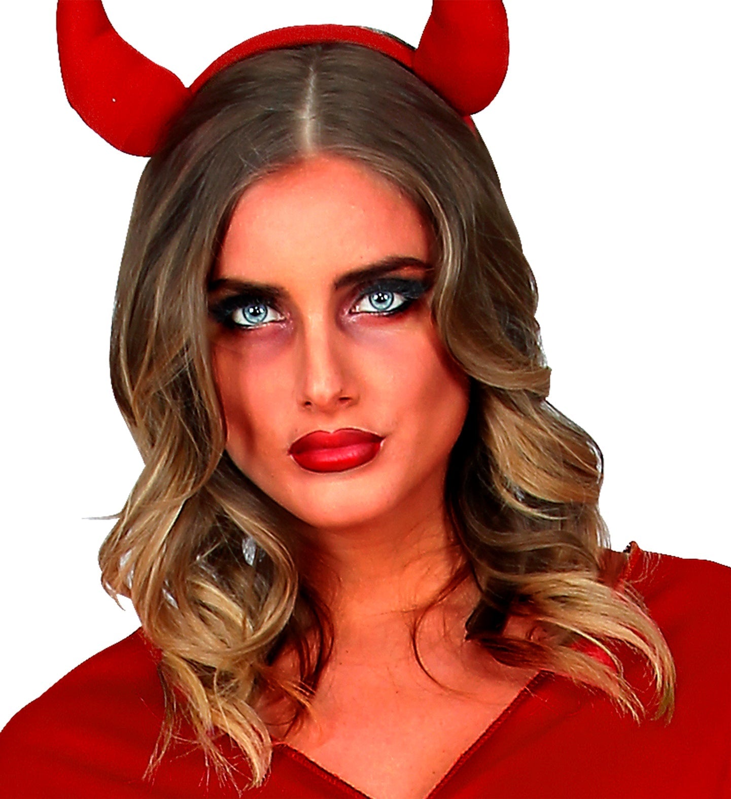 Set mit fünf Schminkstiften in Rot, Grün, Braun, Pink und Violett für kreative Make-ups.