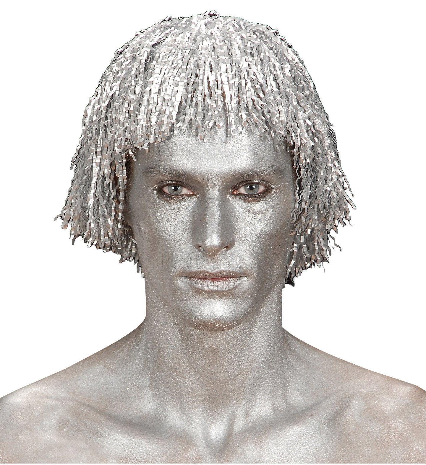 Silberne Cremeschminke in 28ml Tube für Haut und Haare mit metallischem Glanz