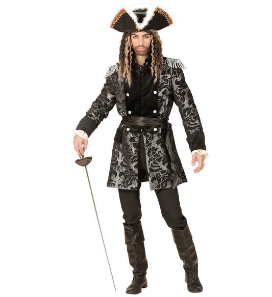 Widmann Herrenfrack – Silberner Jacquard Parade Frack Tailcoat - Fasnacht24.ch