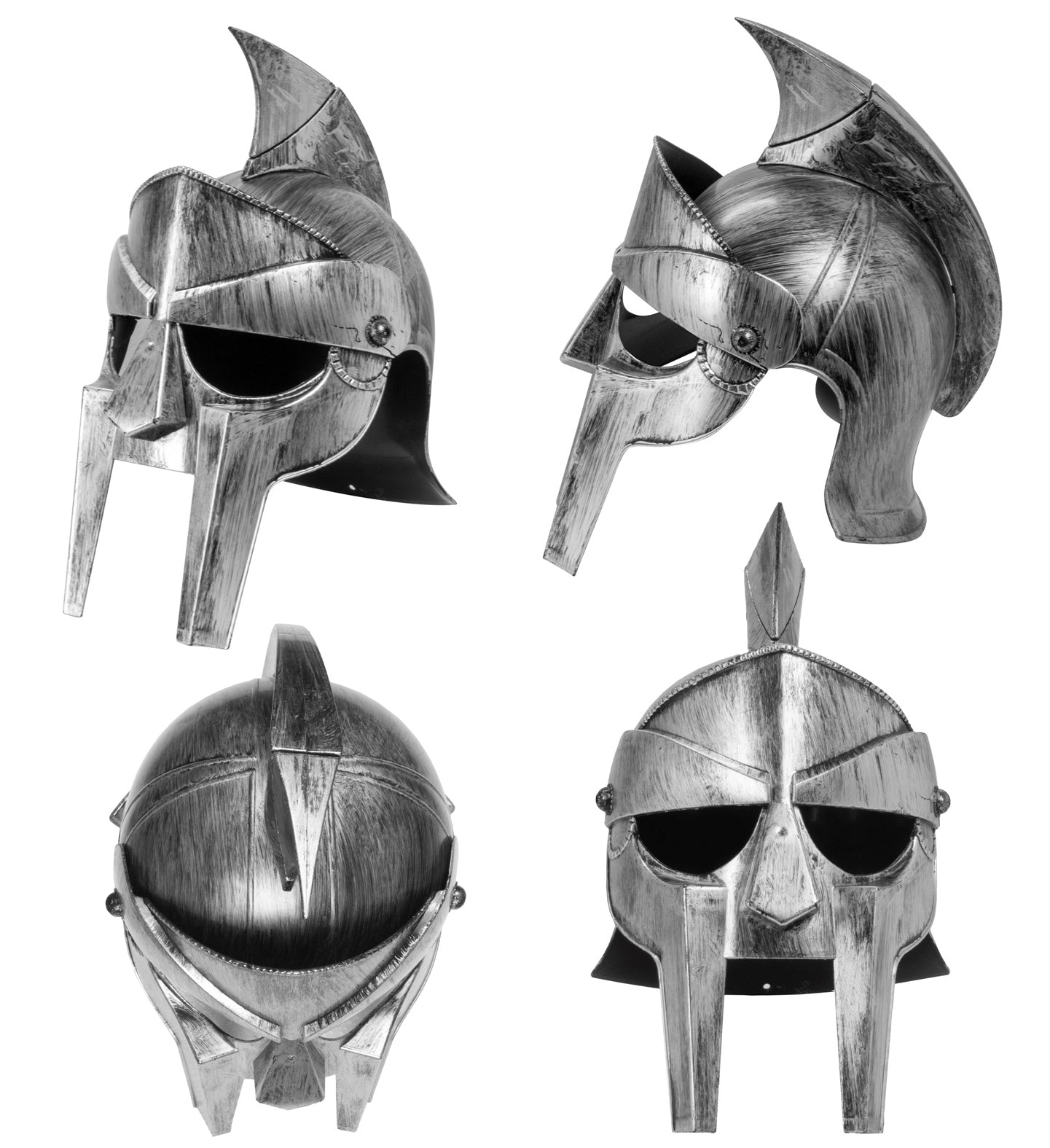 Robuster Widmann Spartaner Helm mit klappbarem Visier in dunklem Metallikgrau.