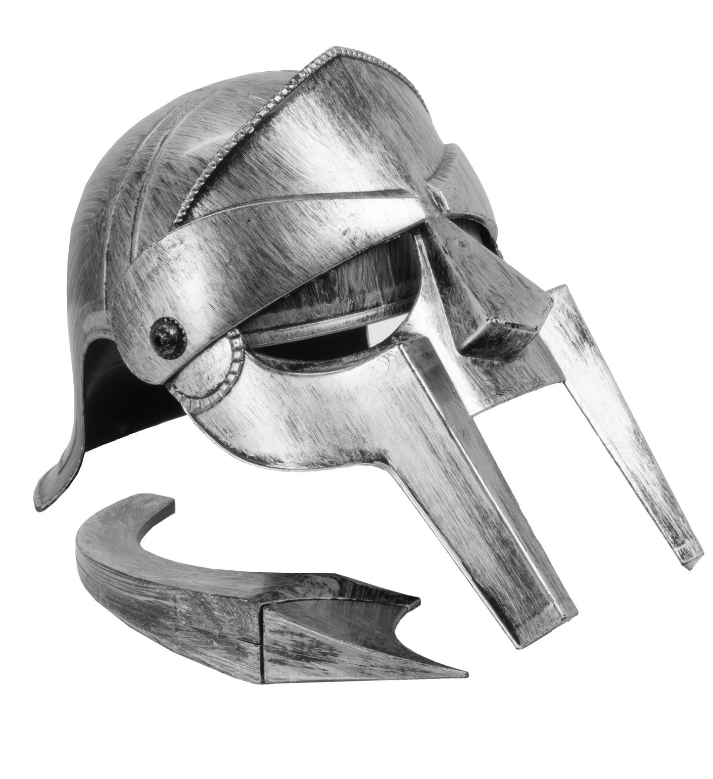 Robuster Widmann Spartaner Helm mit klappbarem Visier in glänzendem Schwarz.