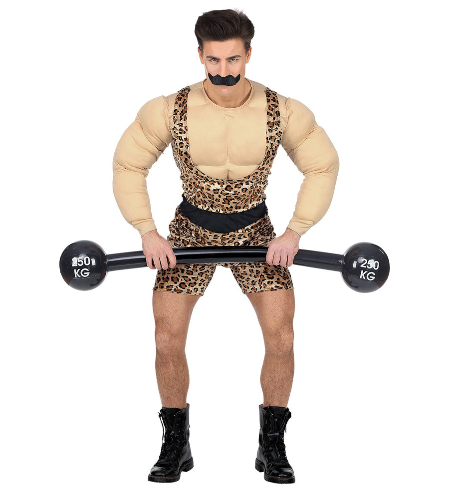 Widmann Starker Mann Herrenkostüm – Strongman Overall & Muskelshirt - Fasnacht24.ch