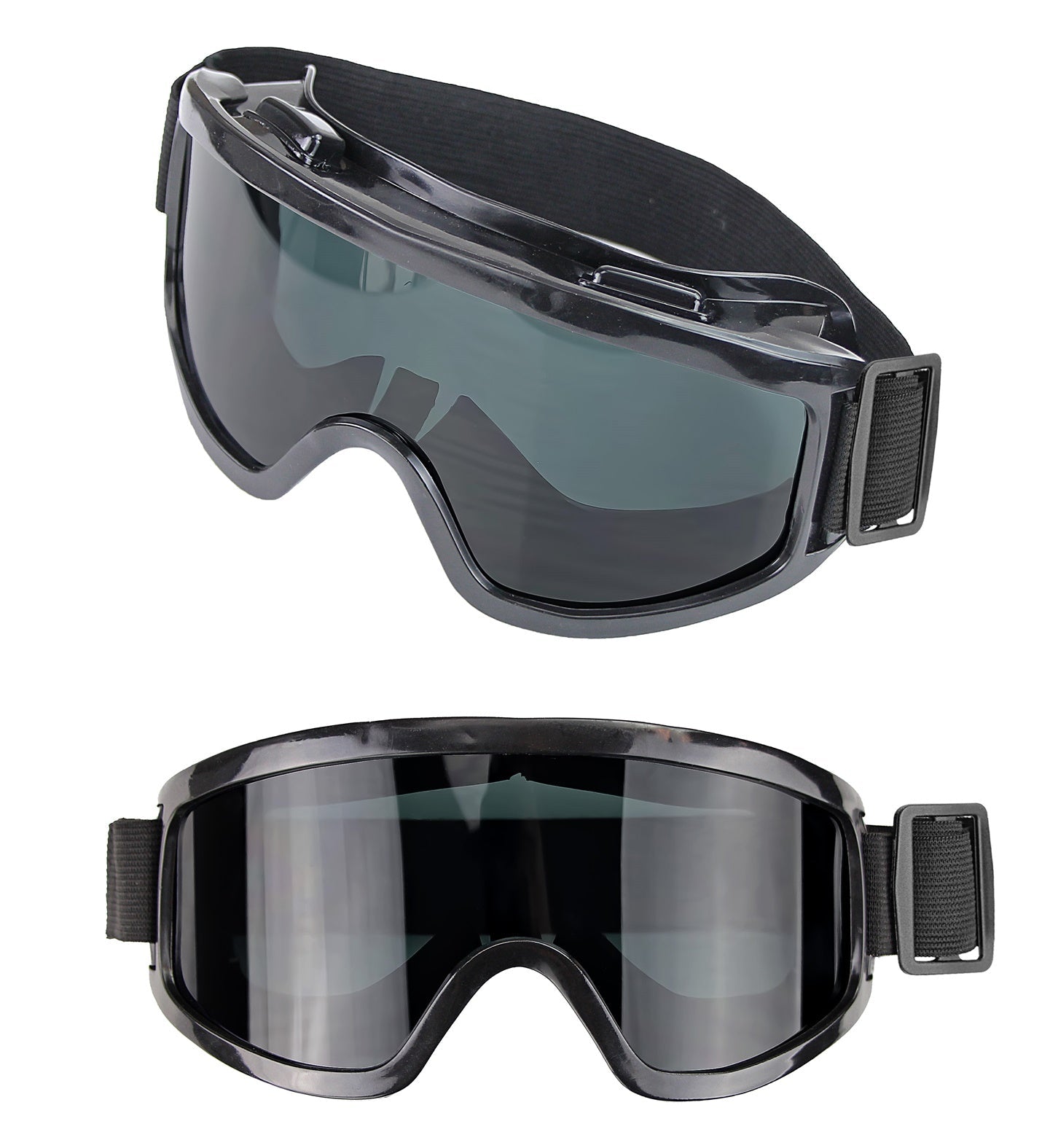 Schwarze SWAT Tactical Brille mit Anti-Beschlag, stoßfest und UV-Schutz für Polizei und Militär.