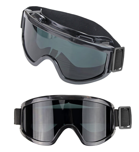 Schwarze SWAT Tactical Brille mit Anti-Beschlag, stoßfest und UV-Schutz für Polizei und Militär.