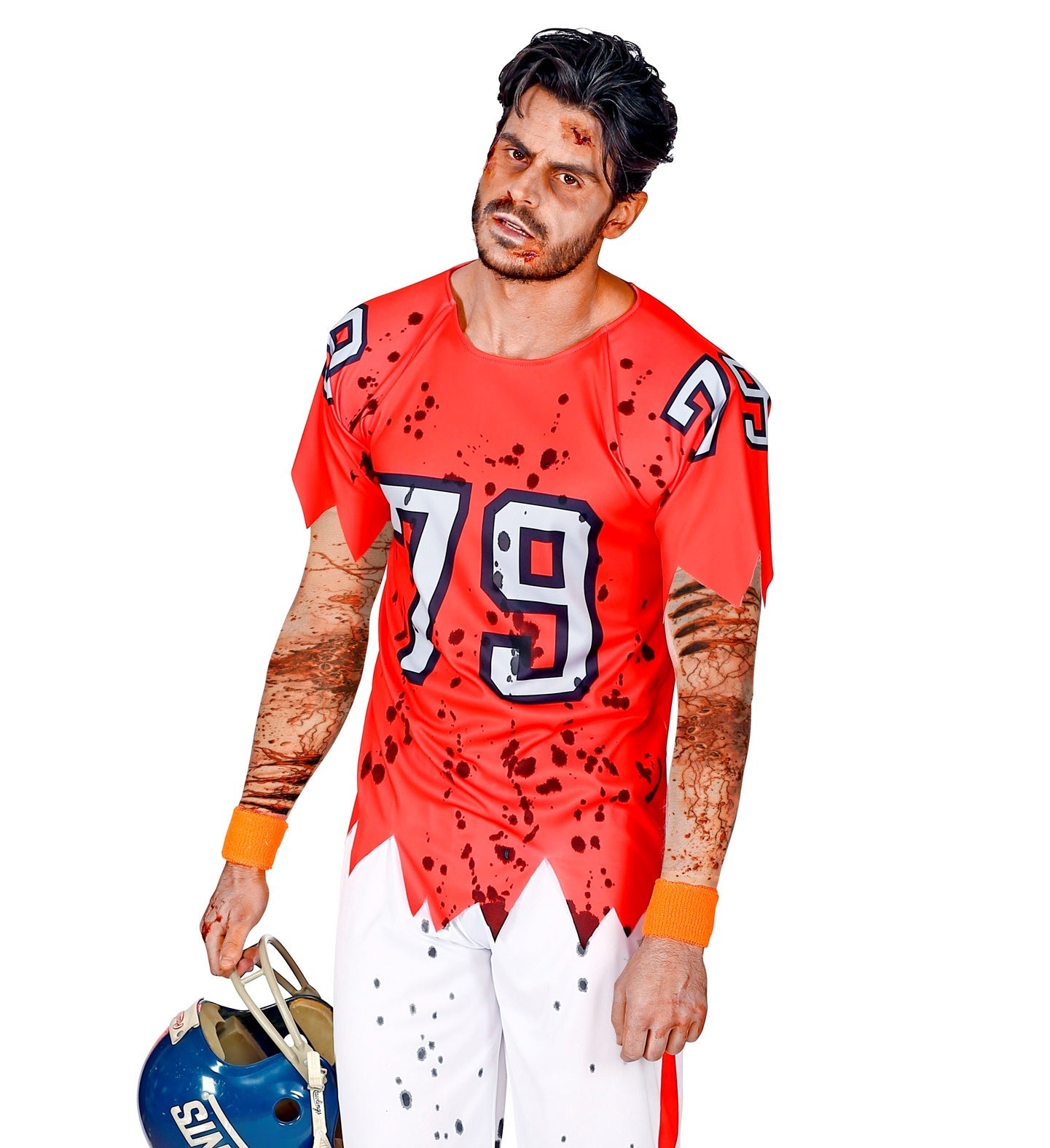 Widmann Blutige Arm Tattoo Ärmel – 2 Stück Realistische Halloween Ärmel - Fasnacht24.ch