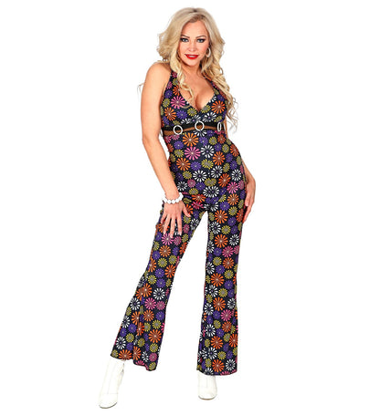 Widmann 70er Hippie Damen Overall – Paisley Muster, Atmungsaktiv - Fasnacht24.ch – Detailansicht