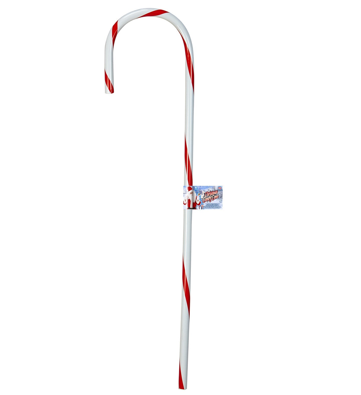 Übergroße Zuckerstange in Rot und Weiß, 82 cm lang, ideal für weihnachtliche Dekoration.