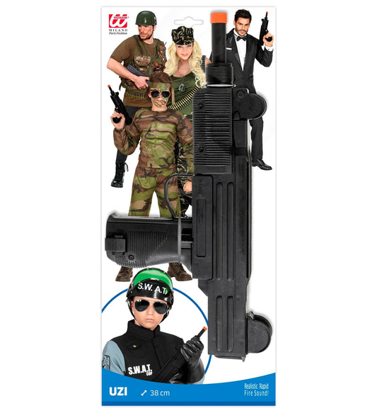 Widmann Uzi Maschinengewehr – Leichtes Spielzeug mit Schussgeräusch - Fasnacht24.ch