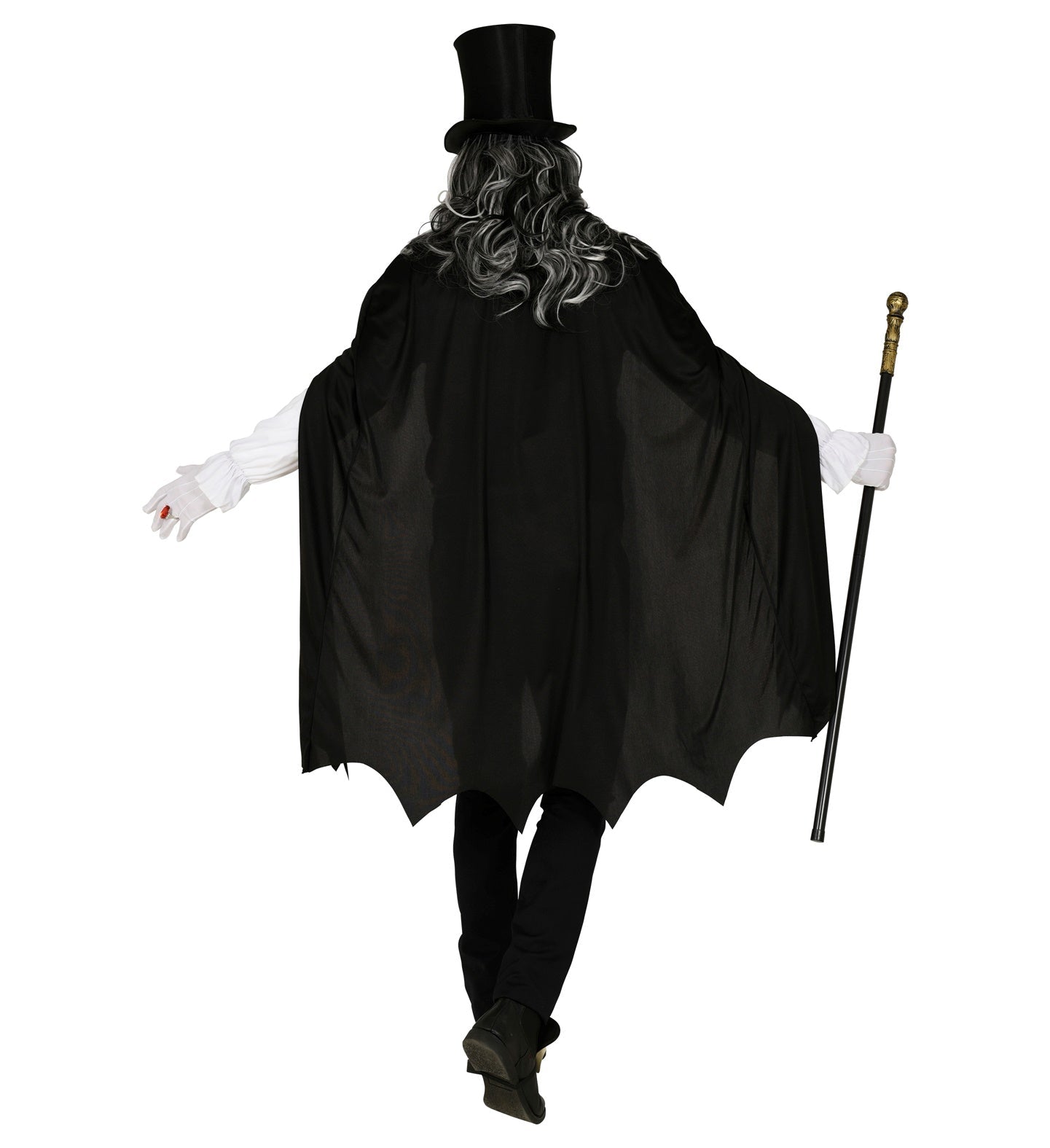 Widmann Vampir Gentlemen Kostüm – Rot/Schwarz Hemd, Weste & Umhang - Fasnacht24.ch