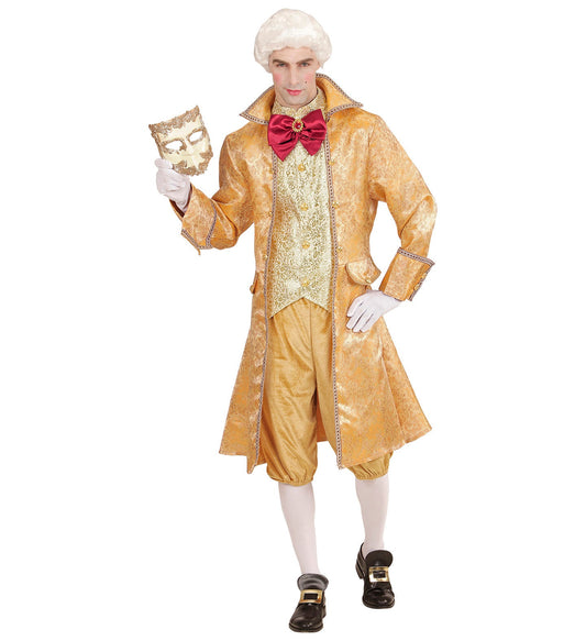 Widmann Venetian Nobleman Kostüm – Brokat Weste Mantel & Hose - Fasnacht24.ch