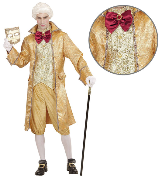Widmann Venetian Nobleman Kostüm – Brokat Weste Mantel & Hose - Fasnacht24.ch
