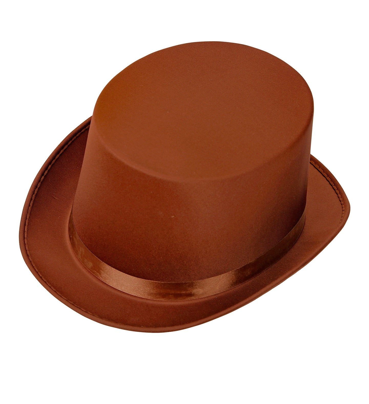 Widmann Vintage Brauner Zylinderhut Mit Satinband – Regenschutz - Fasnacht24.ch