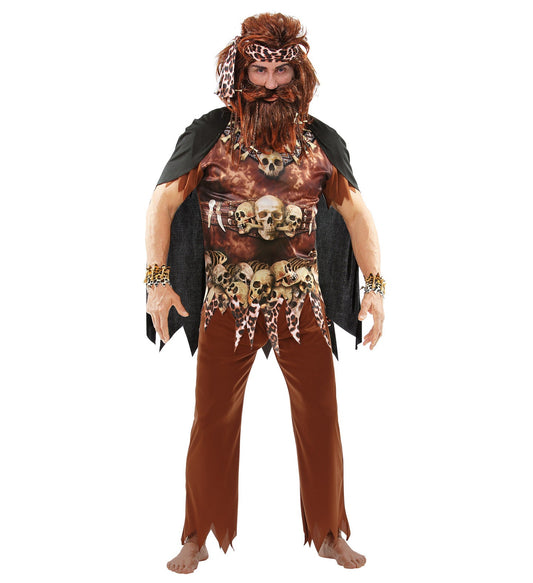 Widmann Voodoo Priester Herrenkostüm – Komplettes 4-teiliges Set - Fasnacht24.ch