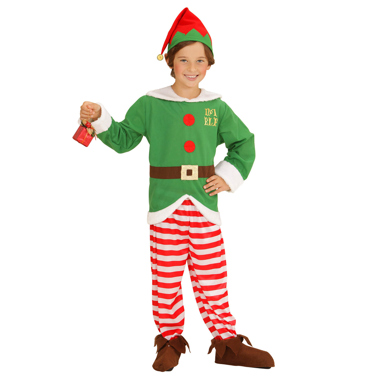 "SANTA'S KLEINE HELFER" (Oberteil,Hose, Hut)
