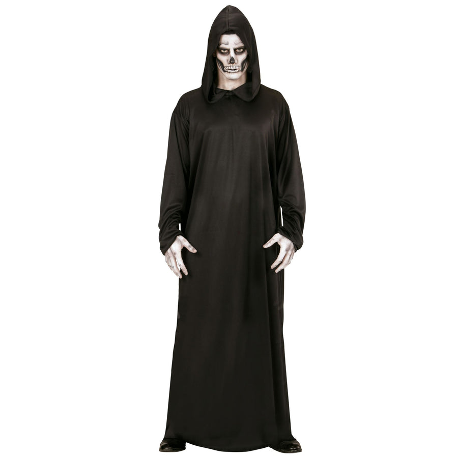 Schwarze Grim-Reaper-Robe mit Kapuze von Widmann – Produktansicht