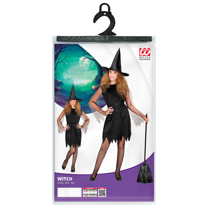 "HEXE" (Kleid, Gürtel, Hut)