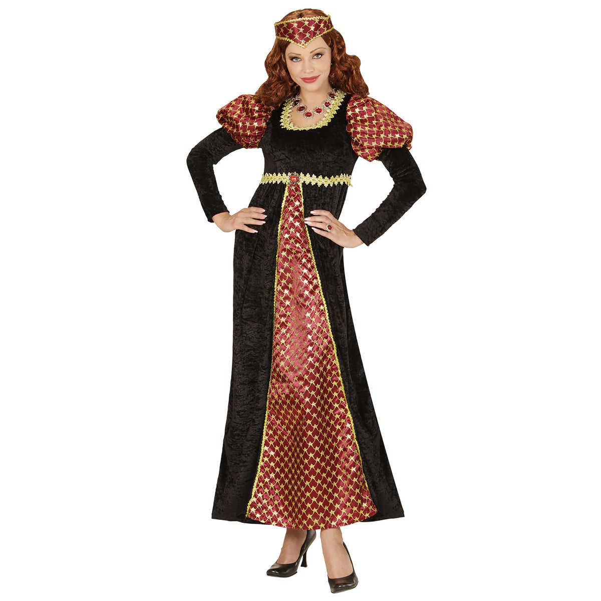 "FAIR MAIDEN" (Kleid, Kopfbedeckung)