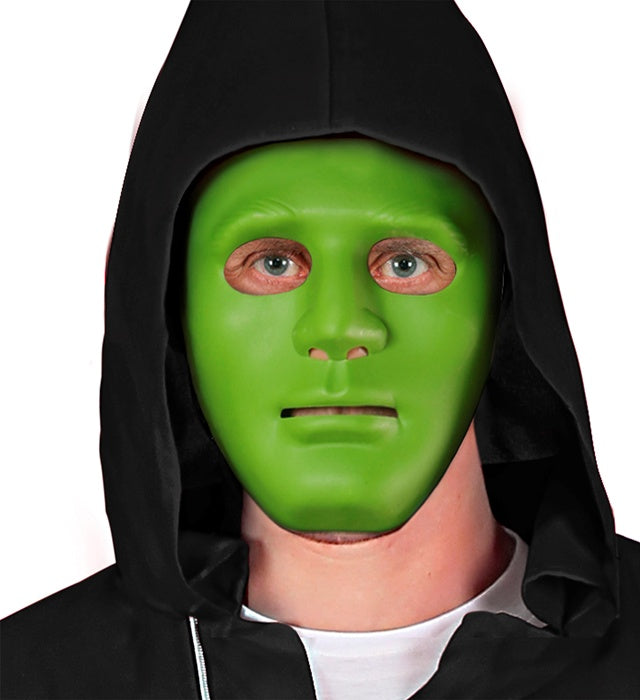 "GRÜNE ANONYMOUSMASKE"