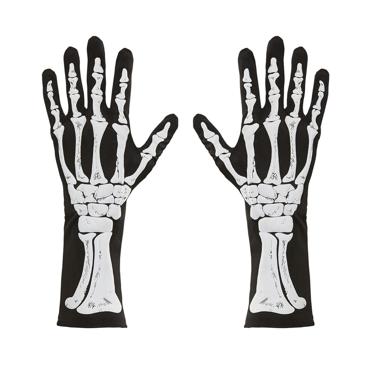 "HANDSCHUHE SKELETT" 35 cm