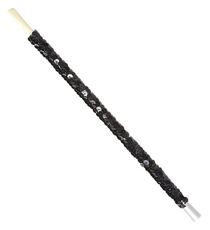 "SCHWARZE ZIGARETTENSPITZE MIT PAILLETTEN" 30 cm