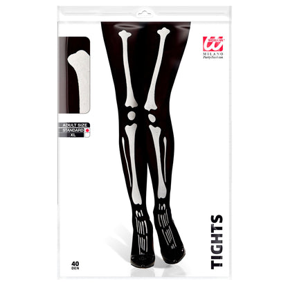 "STRUMPFHOSE SKELETT" 40 DEN