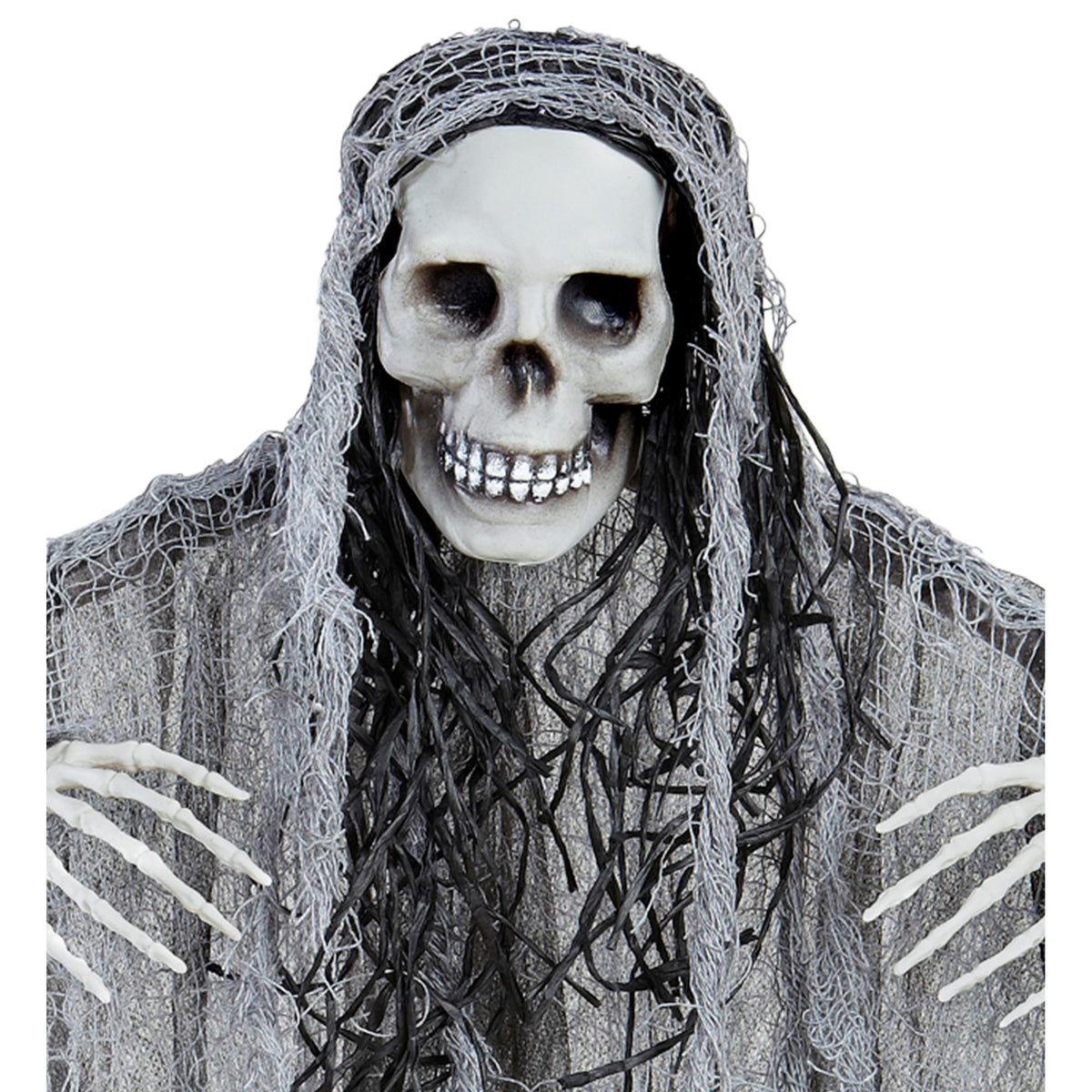 Grim Reaper Halloween Dekofigur 90 cm – Unheimliche Atmosphäre für Fasnacht & Mottoparty