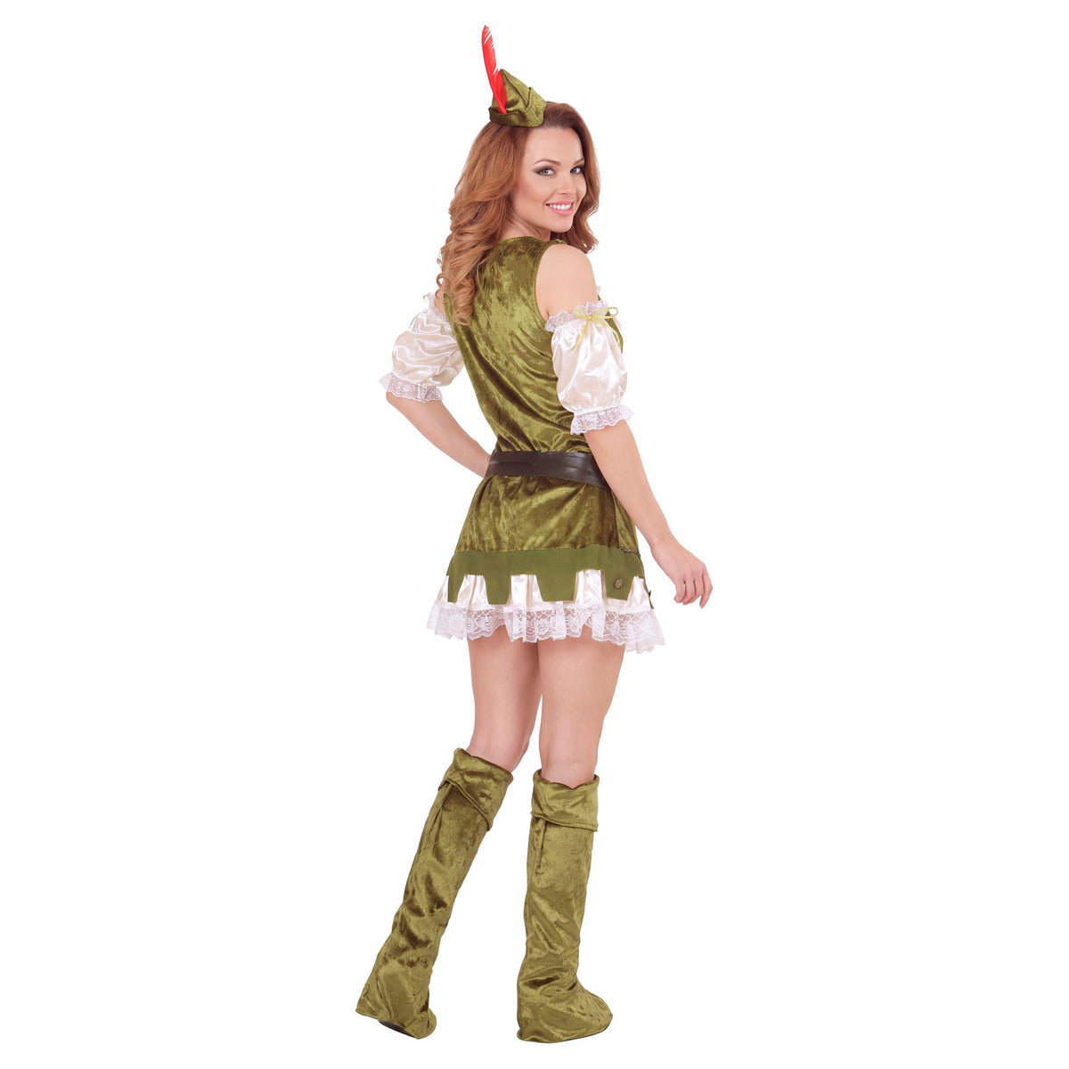 "ROBIN OF SHERWOOD" (Kleid, Gürtel mit Tasche, Schuhüberzieher, Hut)