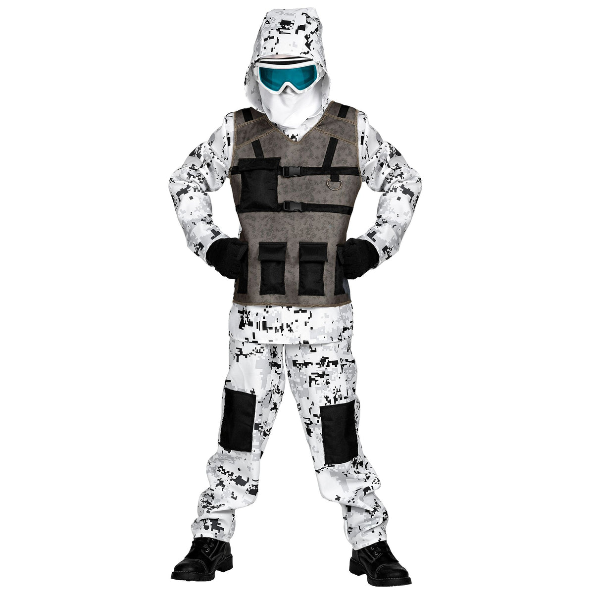 "ARCTIC SPECIAL FORCES" (Oberteil mit Kapuze, Hose, Maske)