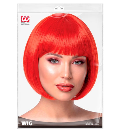 "ROTE BOB PERÜCKE" in Polybag
