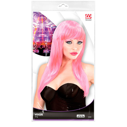 Widmann Perücken Rosa Vogue Perücke für Kinder – Fasnacht und Mottopartys