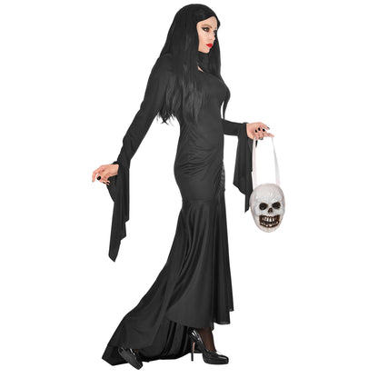 "MORTISIA" (Kleid, Totenkopftasche)