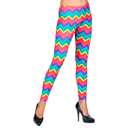"NEON REGENBOGEN LEGGINGS"