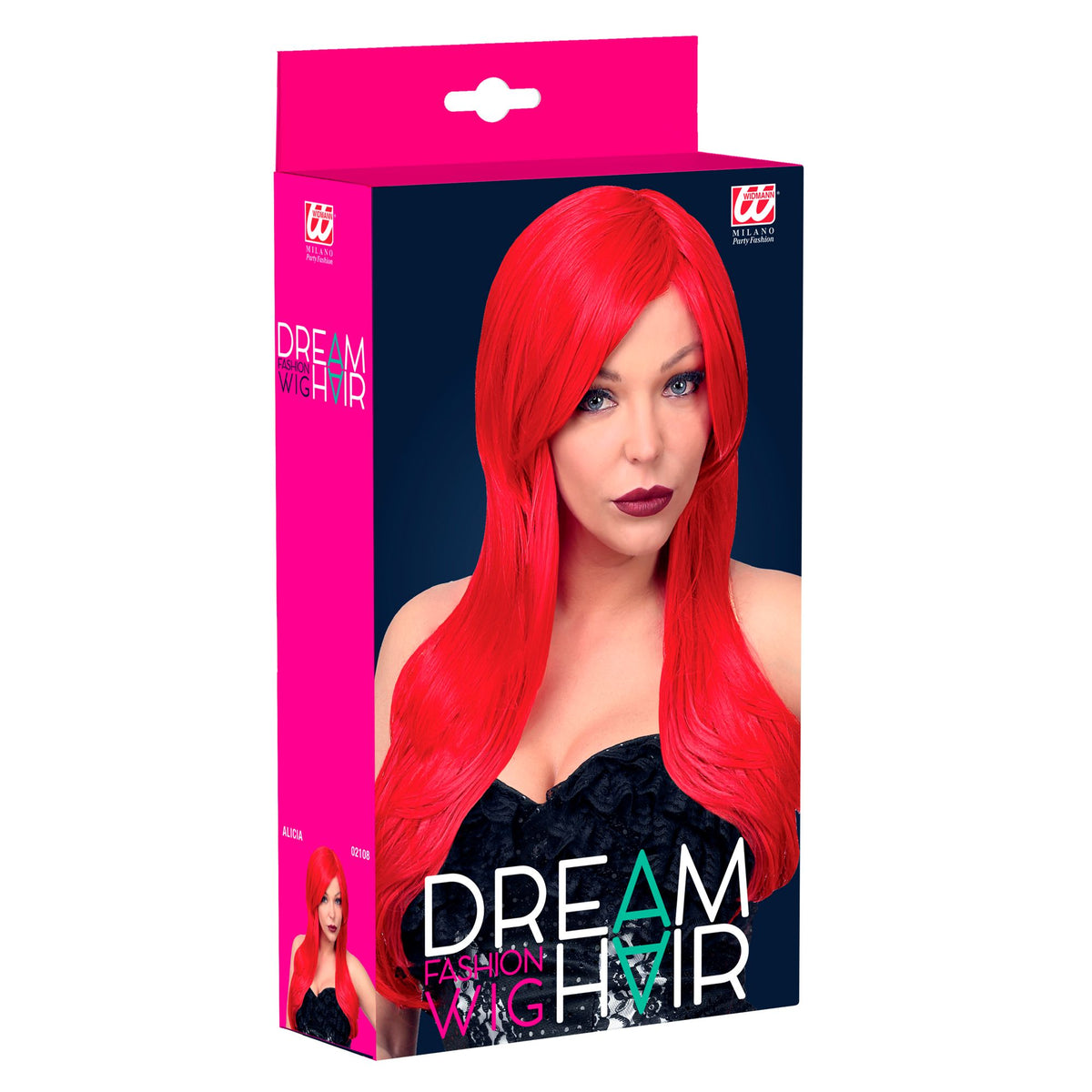"ALICIA DREAM HAIR PERÜCKE" (mit hochwertiger Silikonhaut) in farbiger Box
