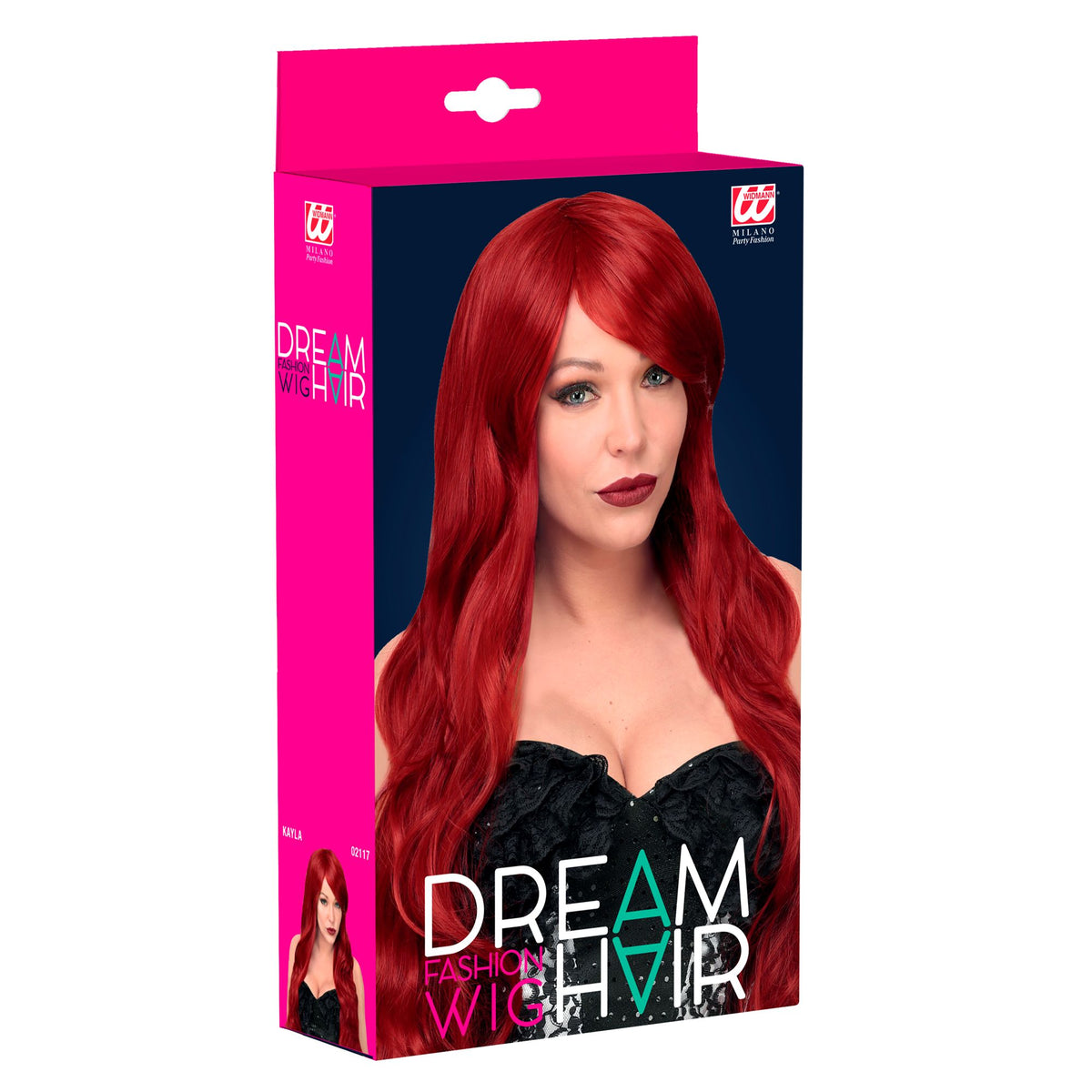 "KAYLA DREAM HAIR PERÜCKE" (mit hochwertiger Silikonhaut) in farbiger Box