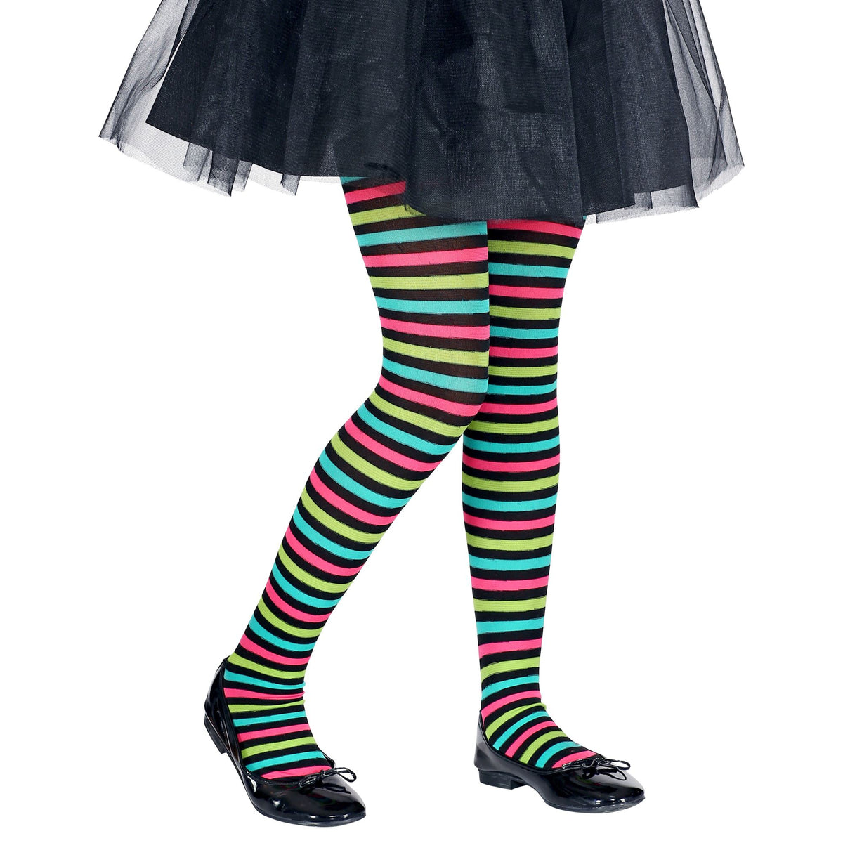 "BUNTE GESTREIFTE STRUMPFHOSE"