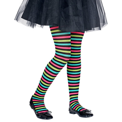 "BUNTE GESTREIFTE STRUMPFHOSE"