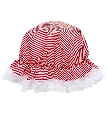 "ROT/WEIß GESTREIFTE HAUBE"