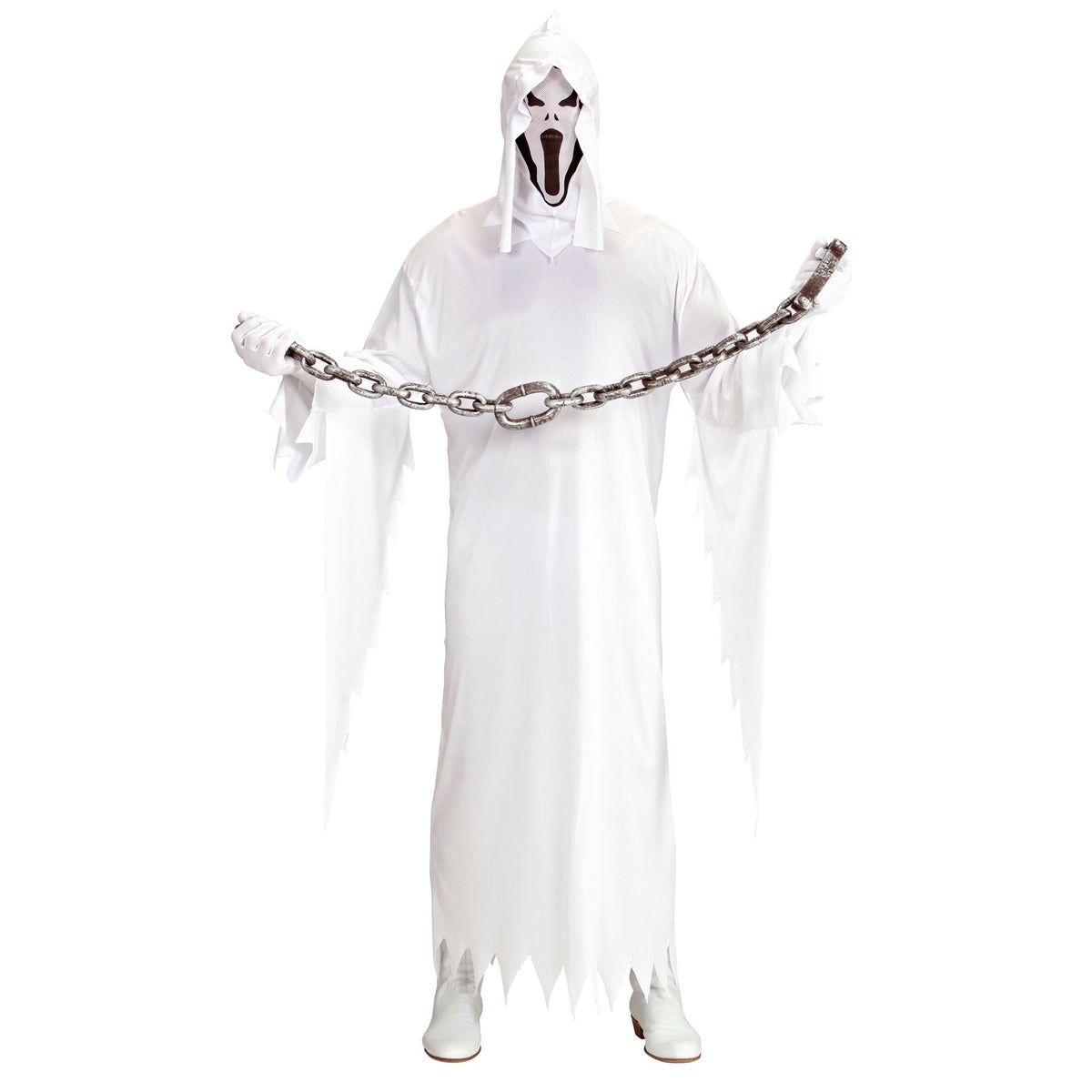 "GESPENST" (Tunika, Maske mit Kapuze)