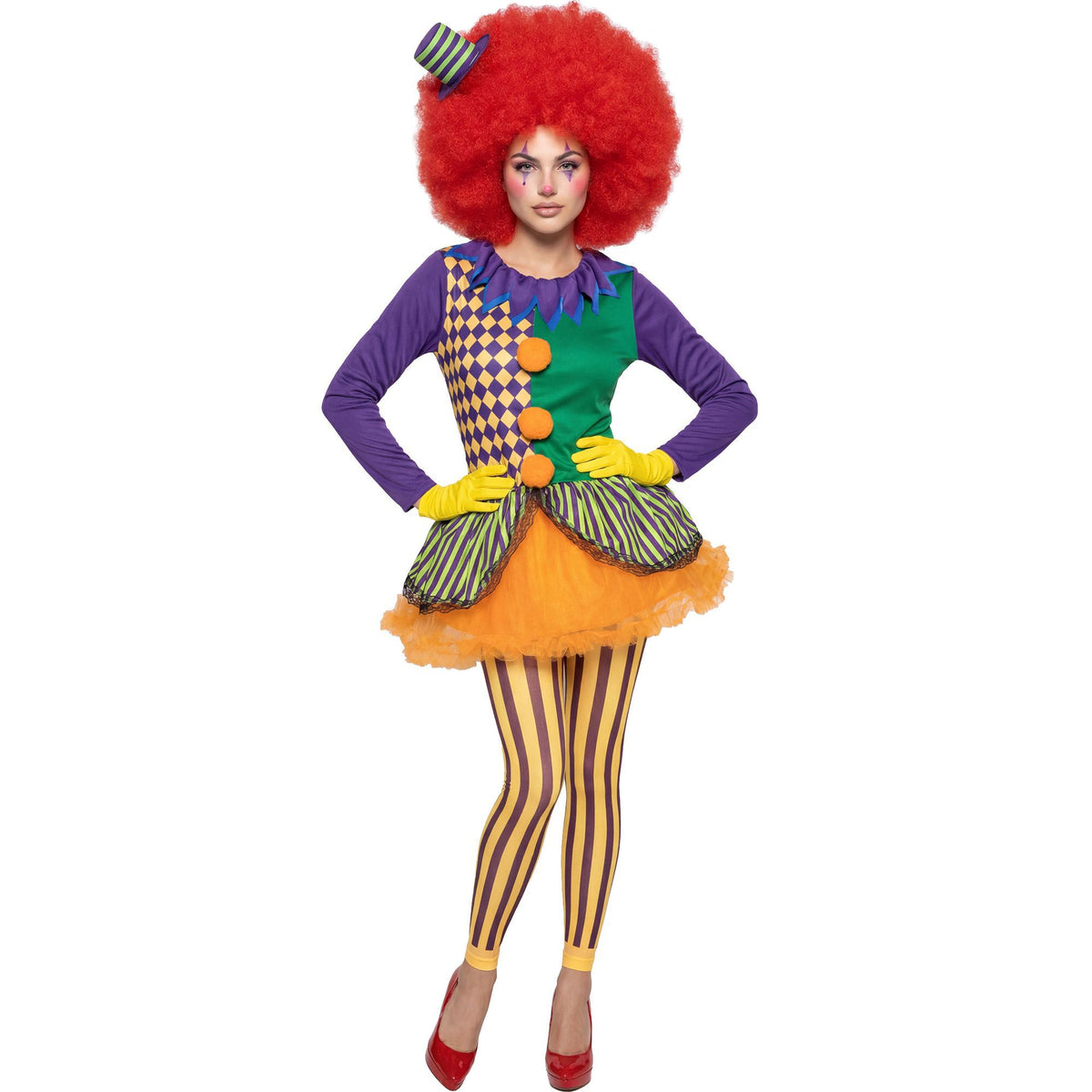 "EVIL JOKER" (Kleid, Leggings, Minihut)
